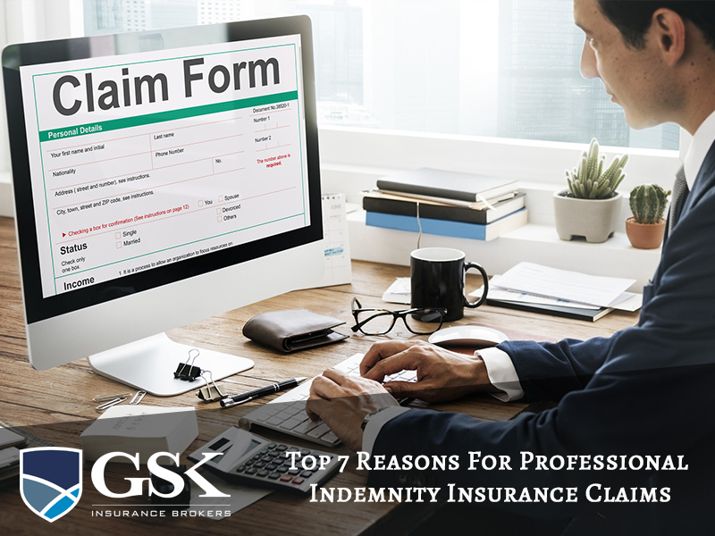 Reasons for Professional Indemnity Claims